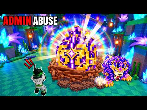 Aku Dapet Limited Rainbow di Admin Abuse STEAL AN EGG ROBLOX