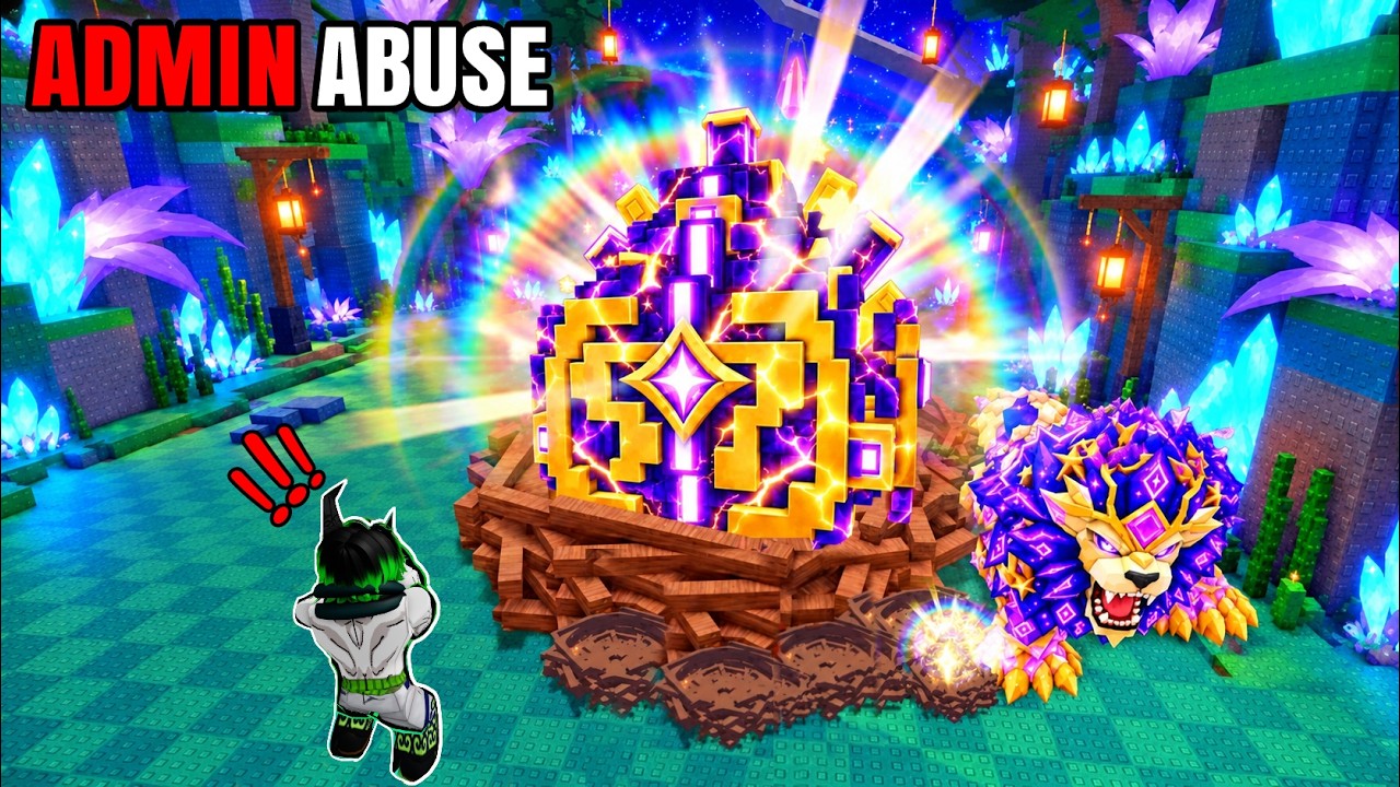 Aku Dapet Limited Rainbow di Admin Abuse STEAL AN EGG ROBLOX