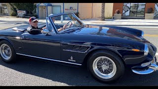 Vintage Ferrari 275 GTS Test Drive -- Cars & Coffee, Dana Point May 2022