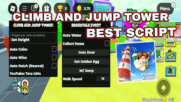 🧗 Climb and Jump Tower Script | Auto Wins, Auto Coins, Auto Hatch & More (NO KEY)