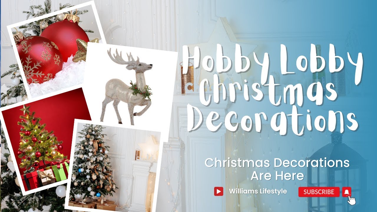 Christmas Decorations At Hobby Lobby | Hobby Lobby Christmas Decors 2022 | #christmasdecors 2022