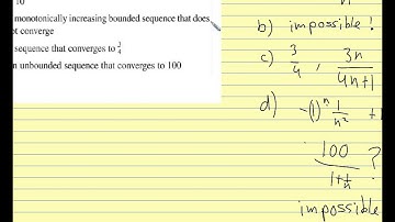 Calc II 2013 9.1 pt 2 and 9.2 pt 1 Sequences and Series