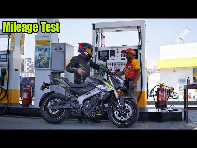 Bajaj Pulsar NS400 Full Tank MileageTest | Better than R15? class=