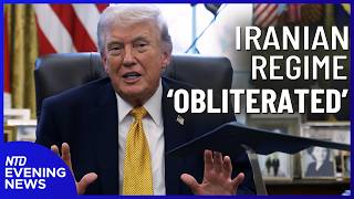 Trump Says Iranian Regime ‘Obliterated,’ Launches Anti-Fraud Task Force | NTD Evening News (Mar. 16)