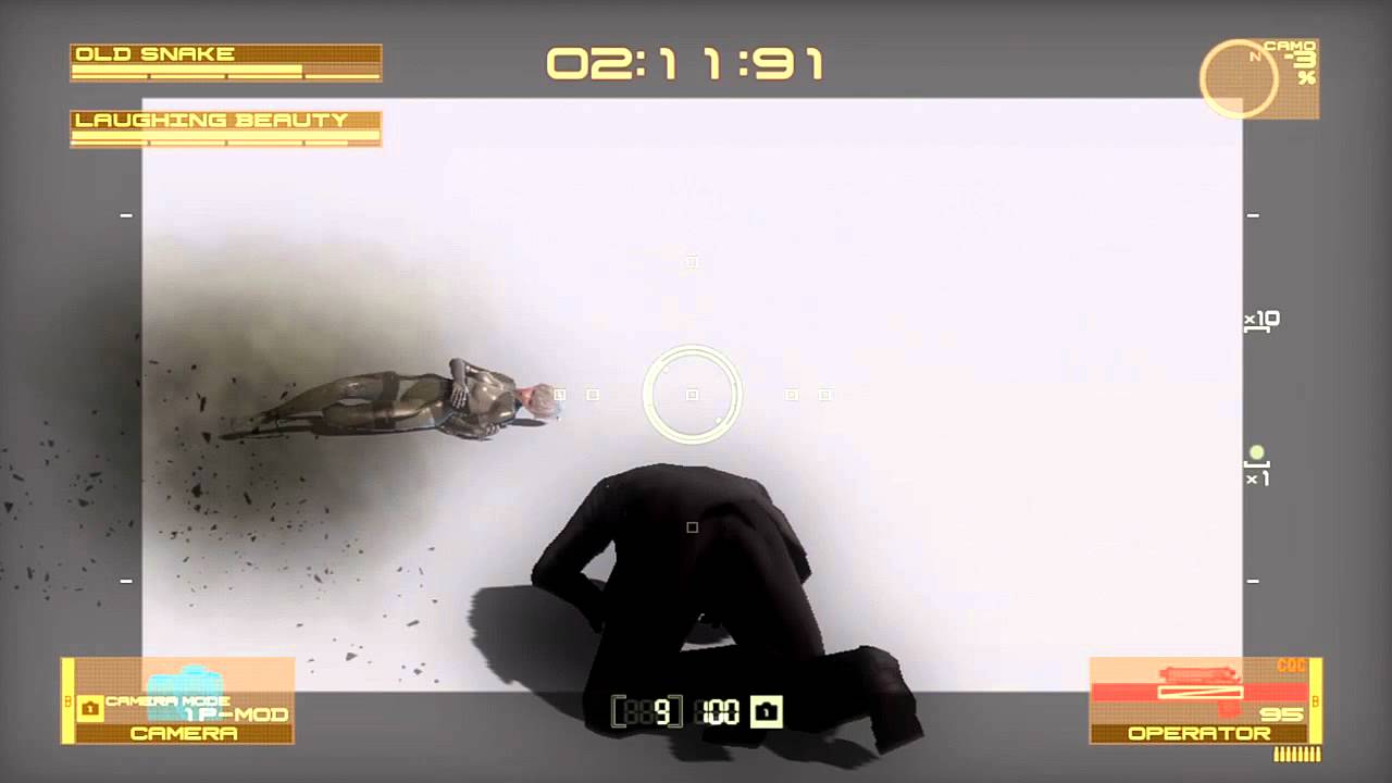 [HD] Metal Gear Solid 4 | Laughing Beauty Dances and Poses