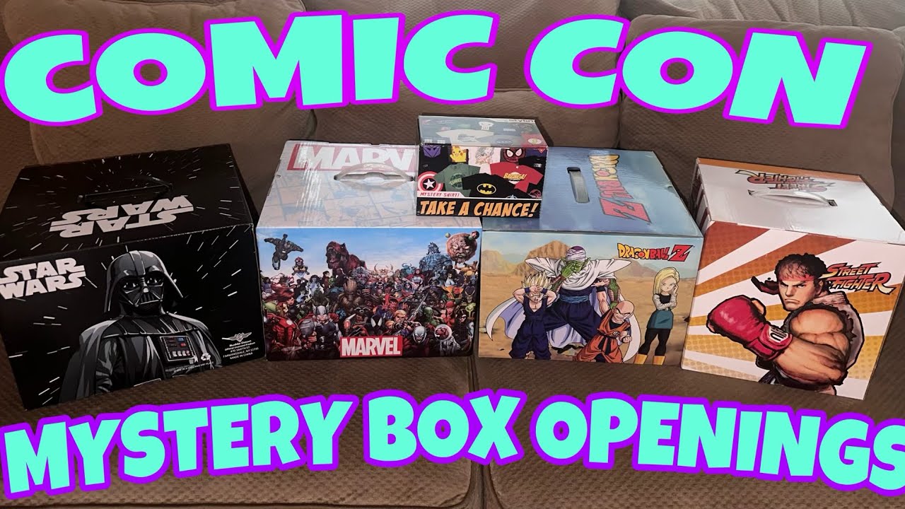 Opening Mystery Boxes From Comic Con LA! - YouTube