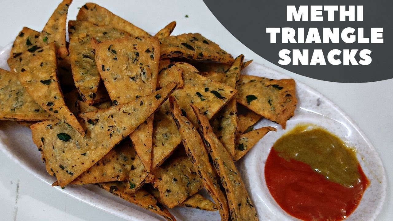 Green Methi Triangle Snacks|Tea Time Snacks 