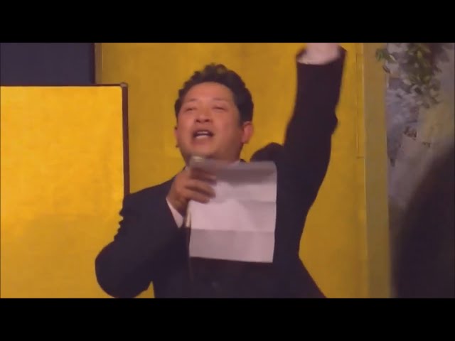大爆笑の友人スピーチ