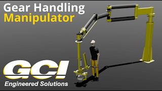 Pallet and Gear handling Industrial Manipulator