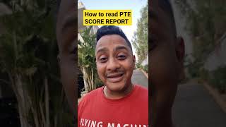 How to read PTE SCORE REPORT #pte