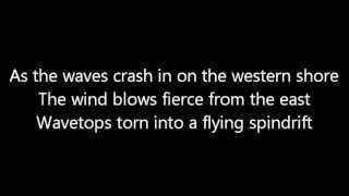 Video thumbnail of "Rush-Spindrift (Lyrics)"