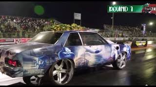 Memphis 👻 Ghost the 2500RWHP Big Wheel Malibu INVADES Cleetus Christmas Drag Tree & Runs a 7.70 🤯