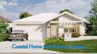 Single Storey Home with Raking Ceilings