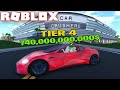 DESTROYING NEW TIER 4 TESLA ROADSTER 2.0 in ROBLOX CAR CRUSHERS 2 (NEW CRUSHERS!)