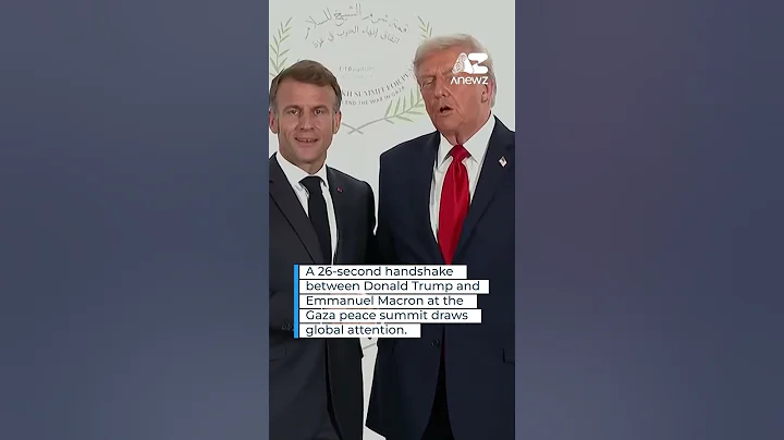 Trump and Macron's handshake steals spotlight at the peace summit