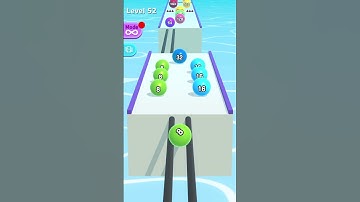 Ball Run 2048 - Gameplay Walkthrough Tutorial Levels 52 (iOS)