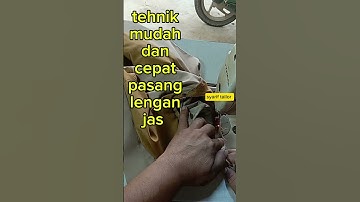 CARA MENJAHIT/PASANG LENGAN ALMAMATER #shorts