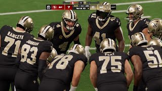 Madden NFL 24 | San Francisco 49ers vs New Orleans Saints - Gameplay PS5