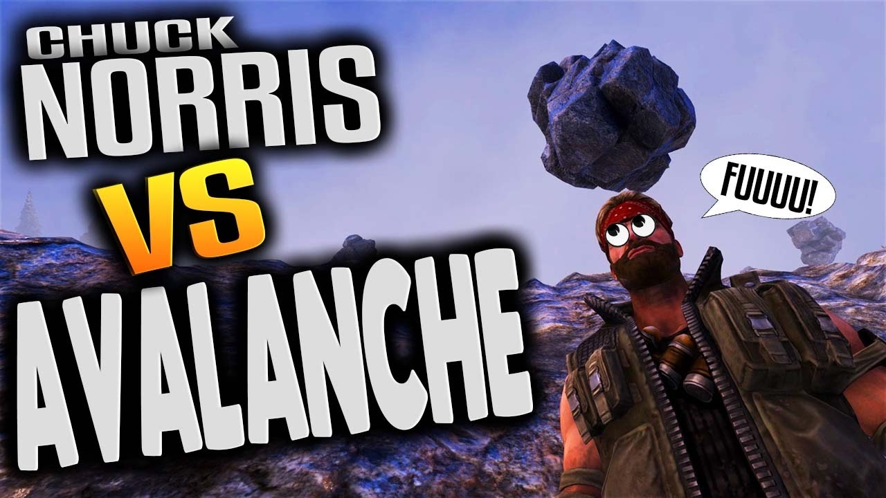 Uebs Can Chuck Norris Survive An Avalanche Ultimate Epic Battle Simulator Gameplay Youtube