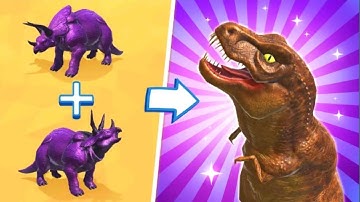 Dino Terkuat! - Merge Master - DinosaurFusion Android ios Game Funny Video 🦖 Max levels 🦕