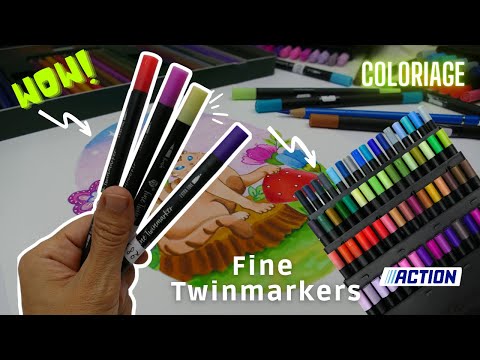 COMMENT UTILISER LES FEUTRES À ALCOOL FINE TWINMARKERS - AVIS ET