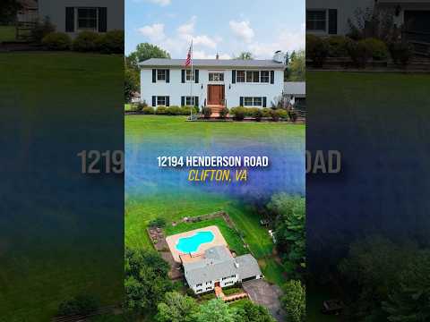 12194 Henderson Road, Clifton, VA home video tour