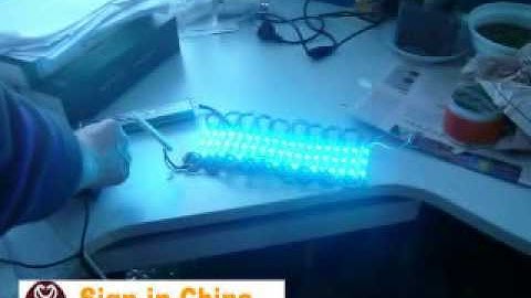 74mmX12mm Waterproof LED Module(SMD 5050,3LEDs,RGB light)