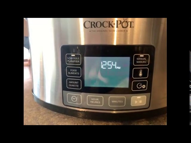Crockpot 6-Quart Slow Cooker With Mytime Technology, Programmable Slow  Cooker, Stainless Steel