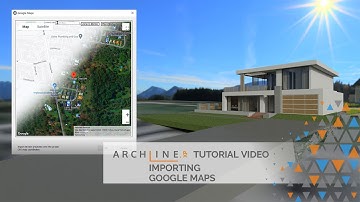 Google Maps integration - ARCHLine.XP Tutorial