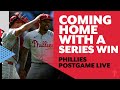 Phillies end long road trip with another series win beating the angels 21  phillies postgame live