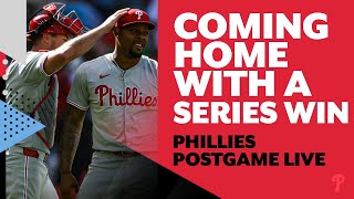 Phillies end long road trip with another series win, beating the Angels 2-1 | Phillies Postgame Live screenshot 4