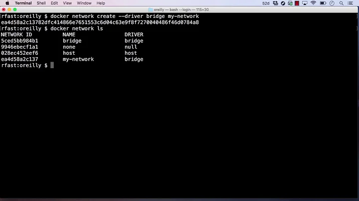 Networking -  User Defined Bridge Networks in Docker - Lesson 02