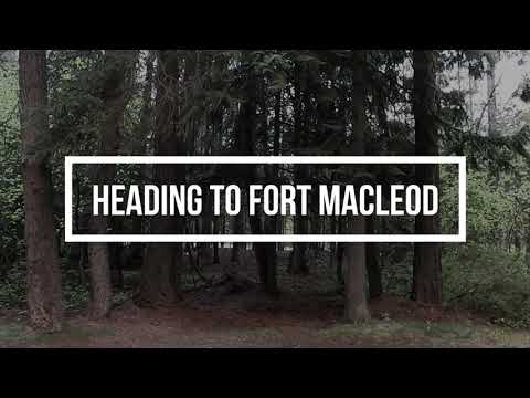 Traveling to Fort Macleod - Staying at the Lions Club camp grounds