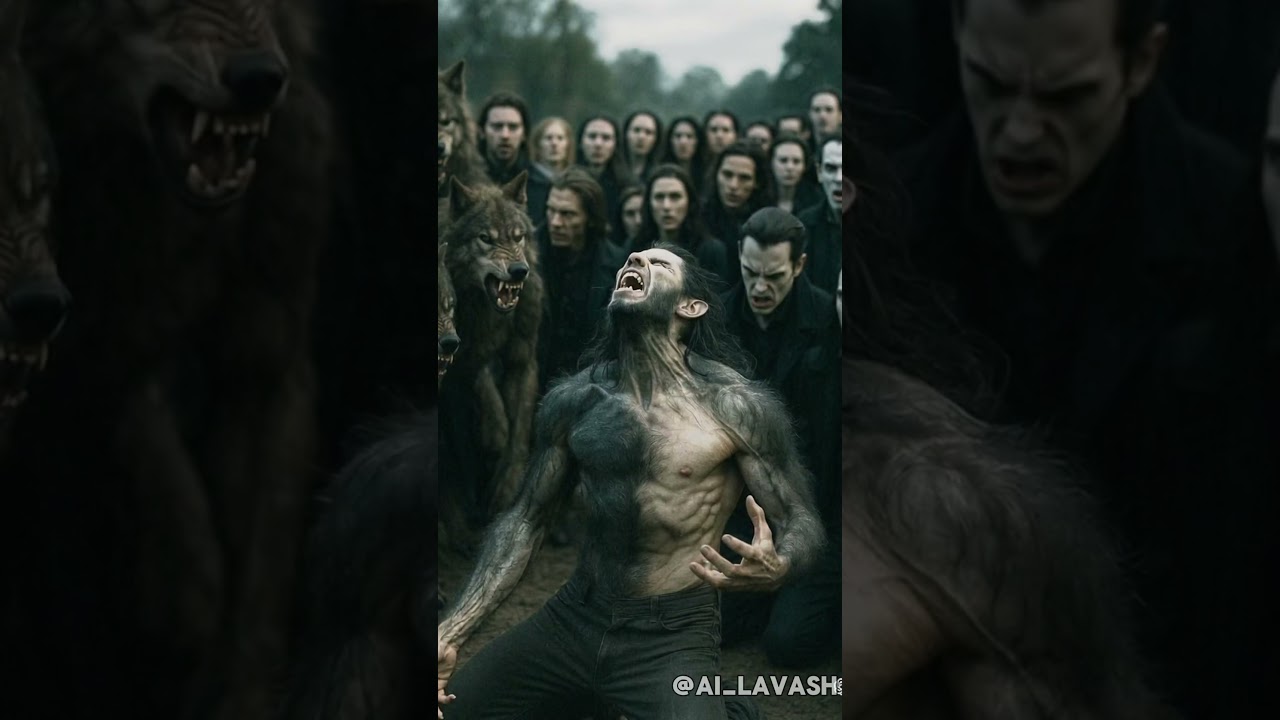 Transformation to werewolf #ai #sora #werewolf