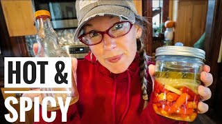 Making Fermented Pepper HOT Sauce!