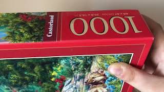 Unboxing castorland puzzle! ASMR