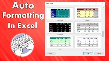 Auto Formatting in Excel | How to use Auto Format in Excel | Excel Shortcut Key