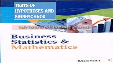 Testing Hypotheses Concerning Equality of Means of Two Normal Population| | Two Population Means