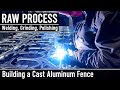 Raw Process of Cast Aluminum Fencing Fabrication | From Rough to Finished