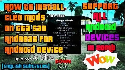 How to use cleo mods in GTA SA ANDROID