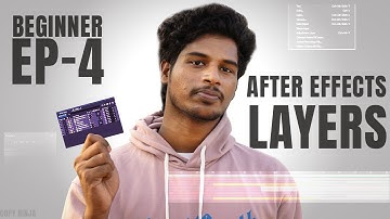 Timeline & Layers 🤯 | After Effects Tutorial in Tamil – EP 4 | Complete Guide for Beginners