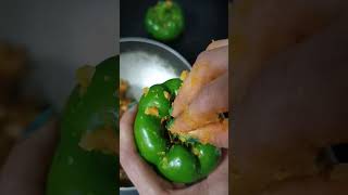 STUFFED CAPSICUM RECIPE  ?#cooking #delicious #lunch #shorts