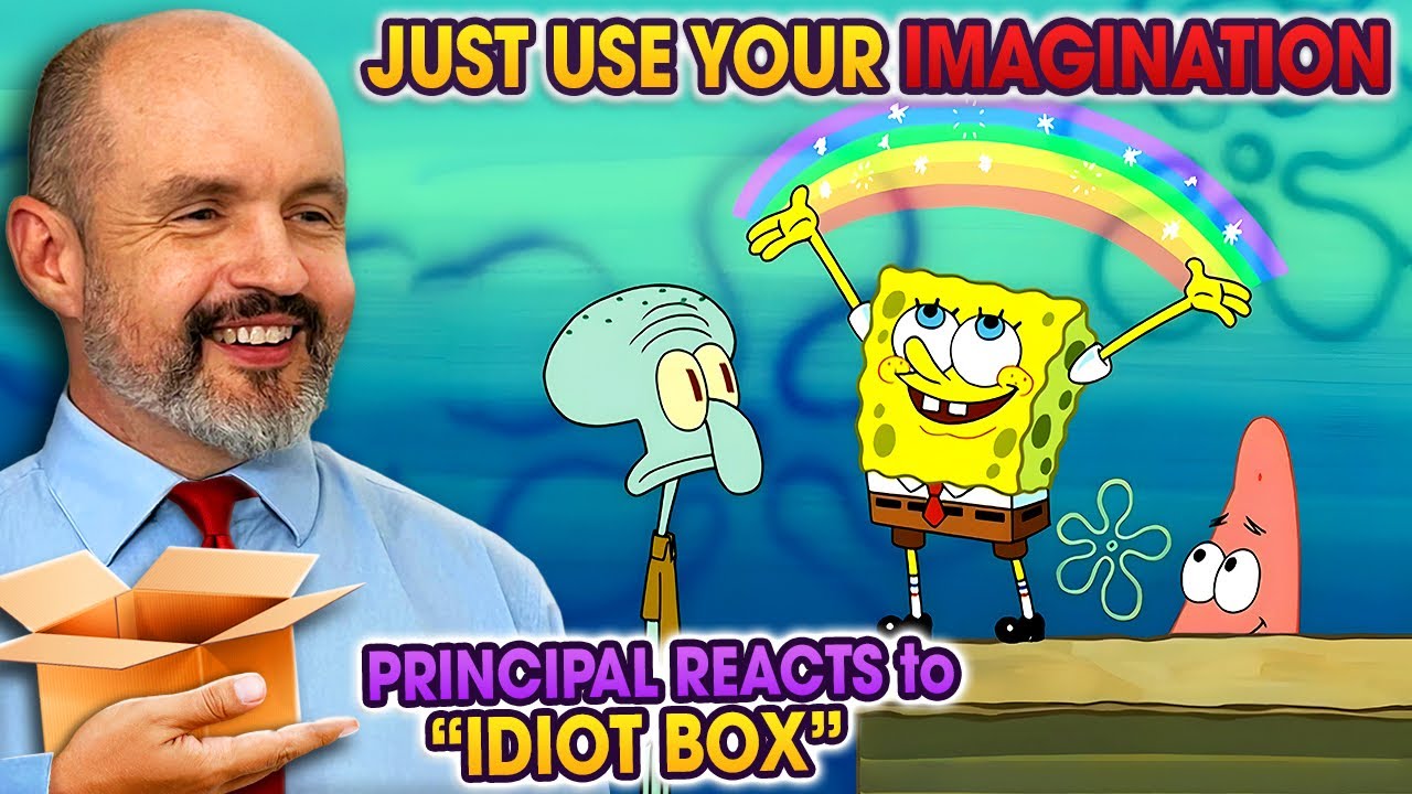 School Principal Reacts to SpongeBob SquarePants S3E4 - "Idiot Box" Reaction Video