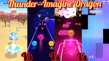 Thunder - Color Hop Vs Tiles hop Vs Dancing road Vs Magic tiles