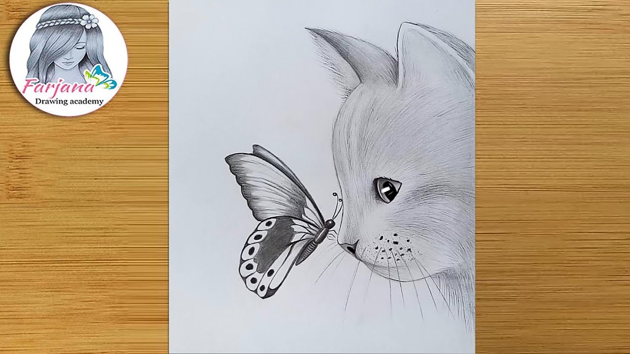 Sleepy Cat sketch Drawing by ISABELLE BRENT | Saatchi Art