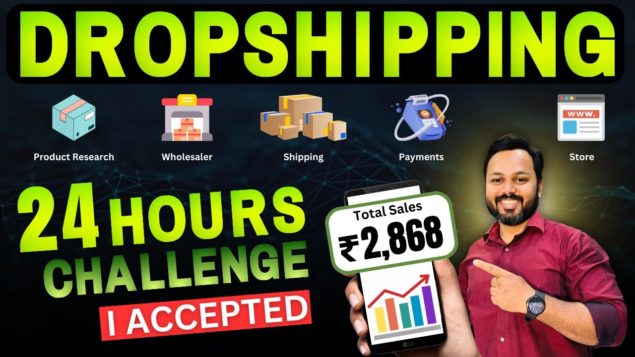 Beginners Dropshipping Tutorial: A 24-Hour Challenge to Make Money Online