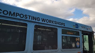 (Broke down) Miami-Dade Transit: 2014 Gillig 40' BRT Hev Hybrid #14105 On Route 17