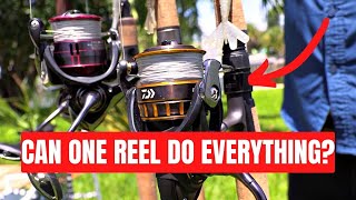 Can ONE Spinning Reel Do EVERYTHING? [Inshore Fishing Edition]