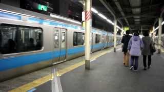 E233-1000,E231-500 Departing Kanda Station - E233-1000계, E231-500계 칸다역 발차