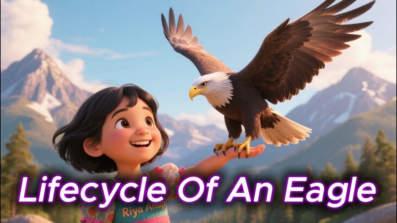 Life cycle of an Eagle - Best Learning videos for kids 2025 | Toddler learning video | Educational